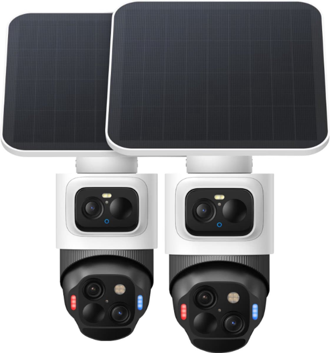 eufy Security eufyCam S4 2-pack- Beveiligingscamera buiten - triple lens Bullet-PTZ - 4K UHD - 360° Pan & Tilt - auto-tracking - Kleurennachtzicht - compatibel met HomeBase S380