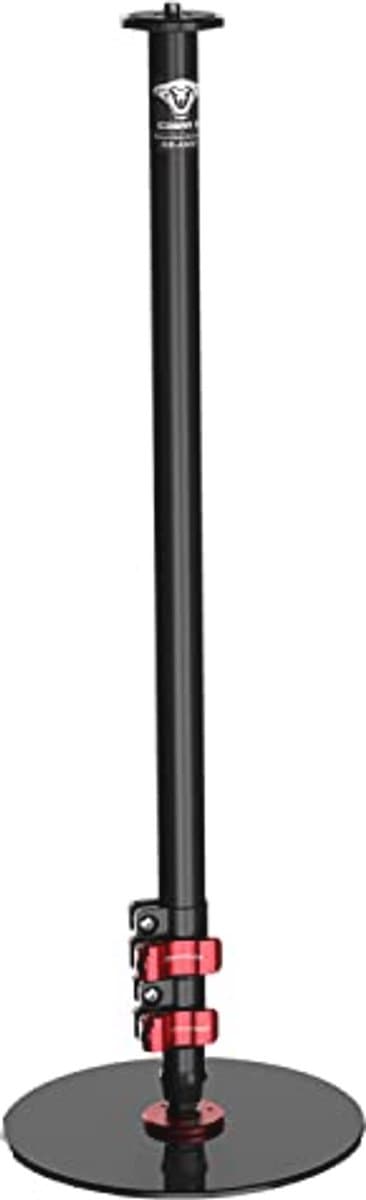 Aluminium Monopod met Ronde Basis voor DSLR-camera's en Vlogopnames