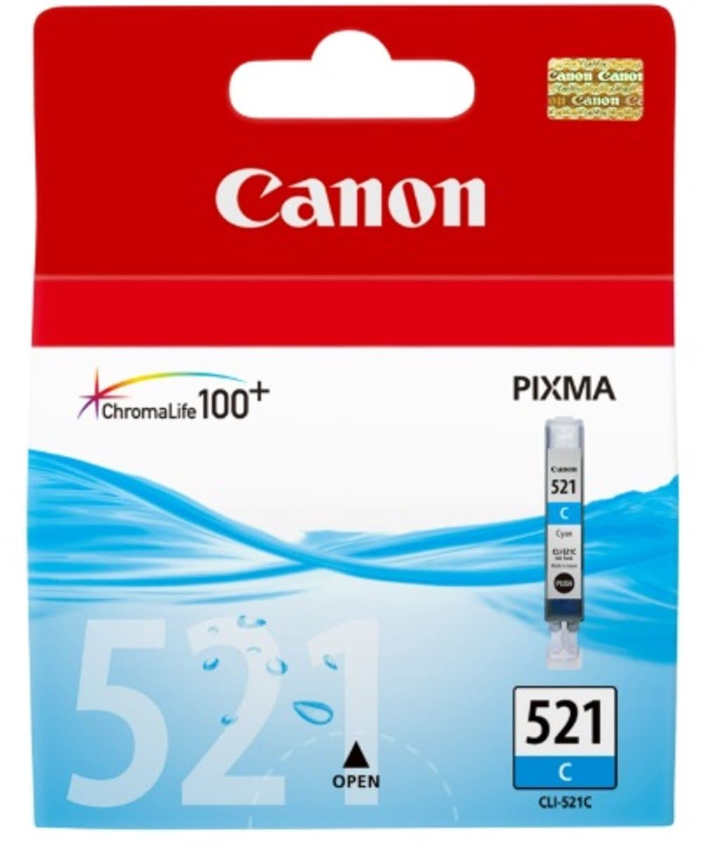 Canon CLI-521C inktcartridge 1 stuk, cyaan