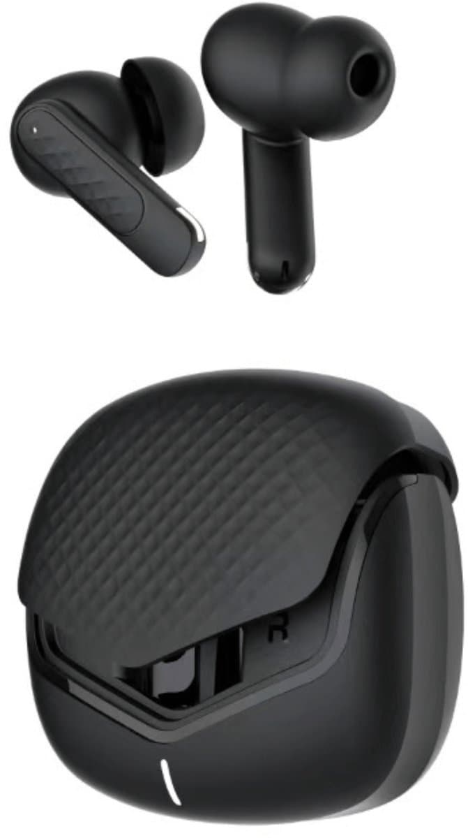 Noise Buddies Pulse - Draadloze oordopjes met Noise Cancelling - Bluetooth - Zwarte in ear bluetooth oordopjes - ANC + ENC
