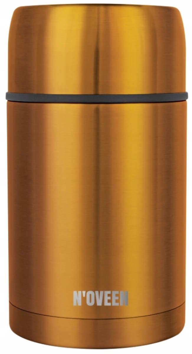 N'oveen TB953 Copper Thermos Maaltijd 800ml - Warm & Koud, Inclusief Hoes