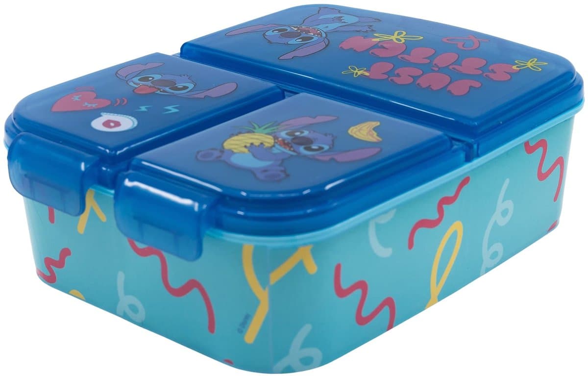 IMPERATORIS® Broodtrommel - Brooddoos - Brood Bewaardoos - Perfect voor Scholen Jongens en Meisjes - 1 Stuk - Blauw/Paars