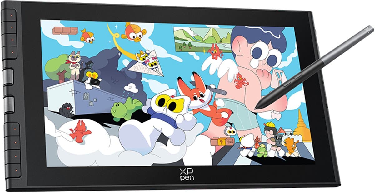 XPPen Artist 12 3rd – Grafische Tablet met 11,9-inch Draagbaar Scherm en X4 Smart Chip Pen (16.384 Drukniveaus), Geschikt voor Beginnende Artiesten