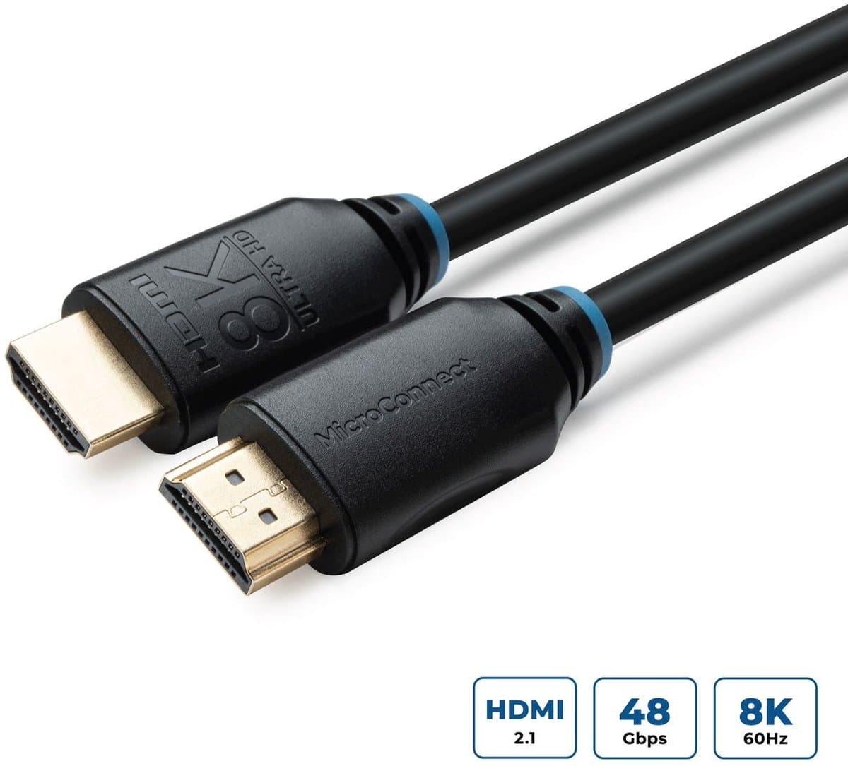 Microconnect MC-HDM19195V2.1 HDMI kabel 5 m HDMI Type A (Standaard) Zwart