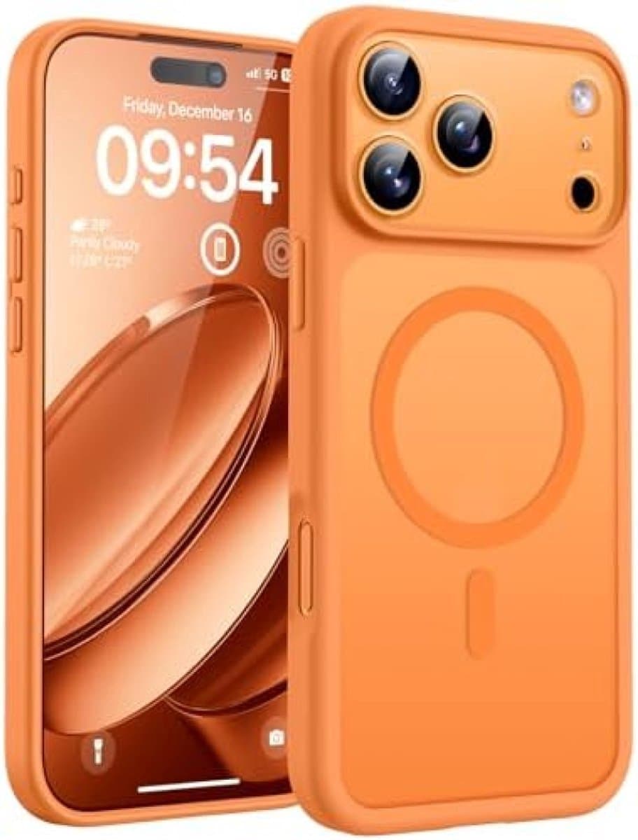 Selbro® Telefoonhoes voor iPhone 17 Pro - Slanke hoes met valbescherming en magneetcompatibiliteit