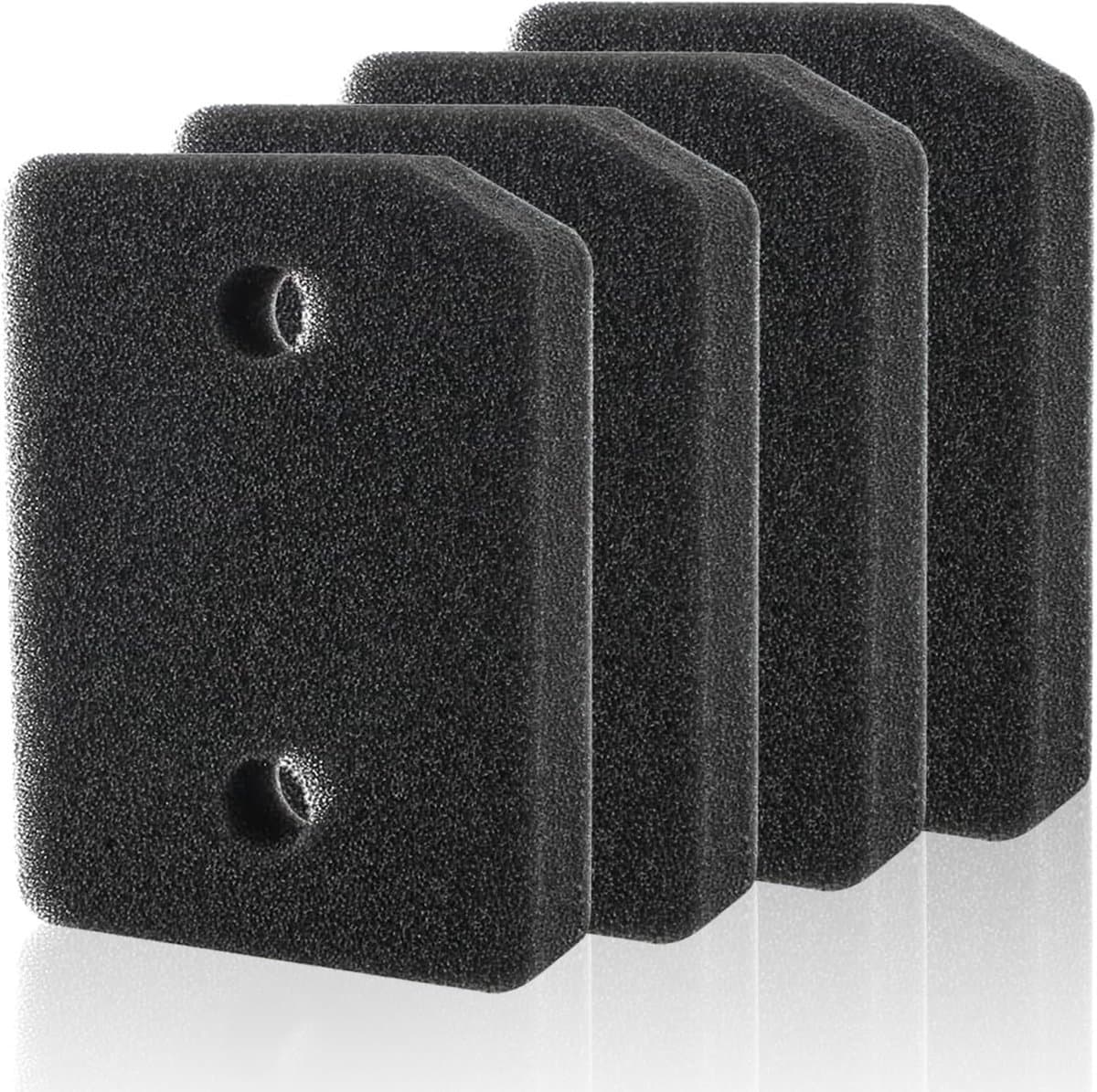 4 stuks - 9164761 droger filters voor Miele T1-serie warmtepompdroger, fijn/grof 207 x 157 x 30 mm wasdroger sokkelfilter-voor Wasdrogers - Basisfilter - mat zwart