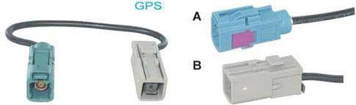 adapterkabel 15 cm GT-5 M - Fakra F groen