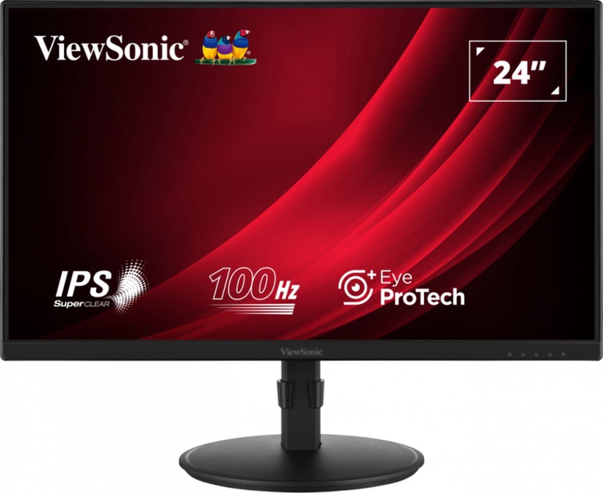 Viewsonic Vg2408a-mhd 23.8´´ 4k Ips Led 100hz Monitor Rood One Size / EU Plug