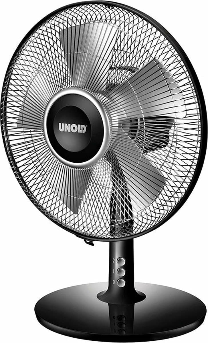 Unold 86818 Zwart Tafelventilator Silverline 25 cm