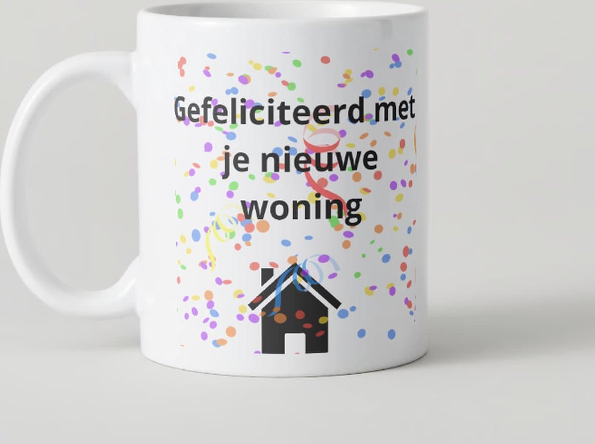 Mok - nieuwe woning - gefeliciteerd