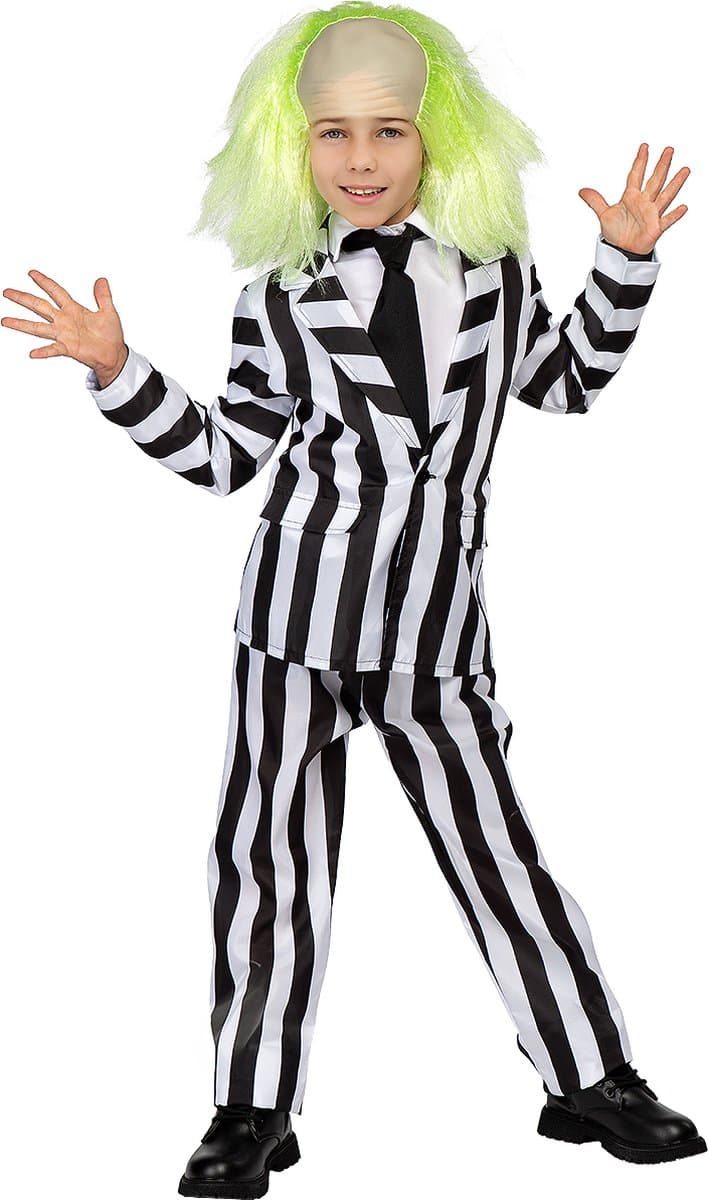 FUNIDELIA Beetlejuice Kostuum voor jongens - Maat: 107 - 113 cm