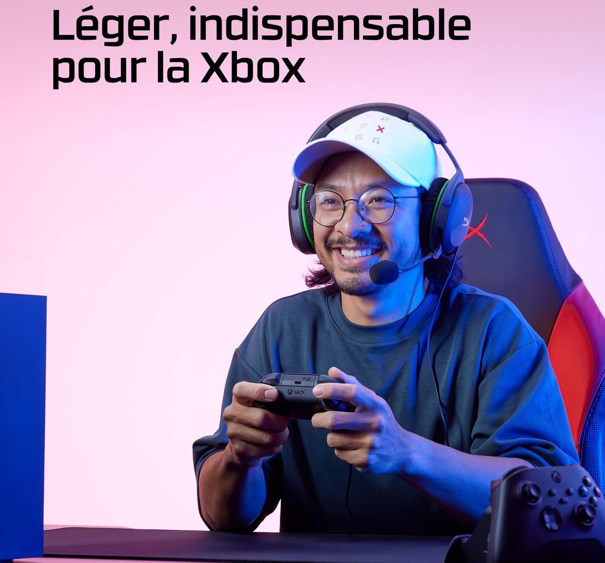 HyperX CloudX Stinger 2 Core gaming headsets Xbox zwart