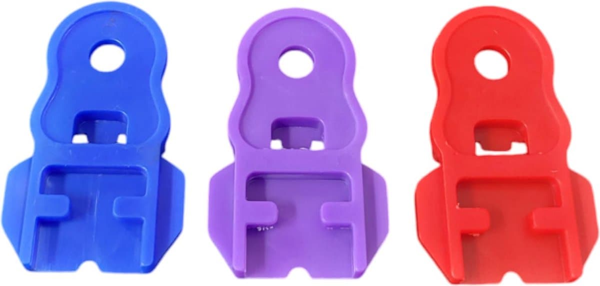 Blikopener 3 stuks - blikjes openers - blikjes opener frisdrank – can opener - blauw + paars + rood - oDaani