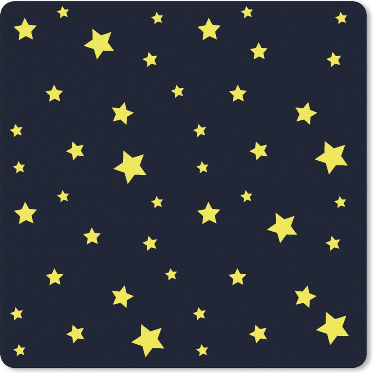 Muismat XXL 60x60 cm - Bureau onderlegger - Bureau mat Sterrenhemel - Nacht - Patronen - Bureaumat - Gaming mousepad xl - Bureaulegger groot - Computer deskmat