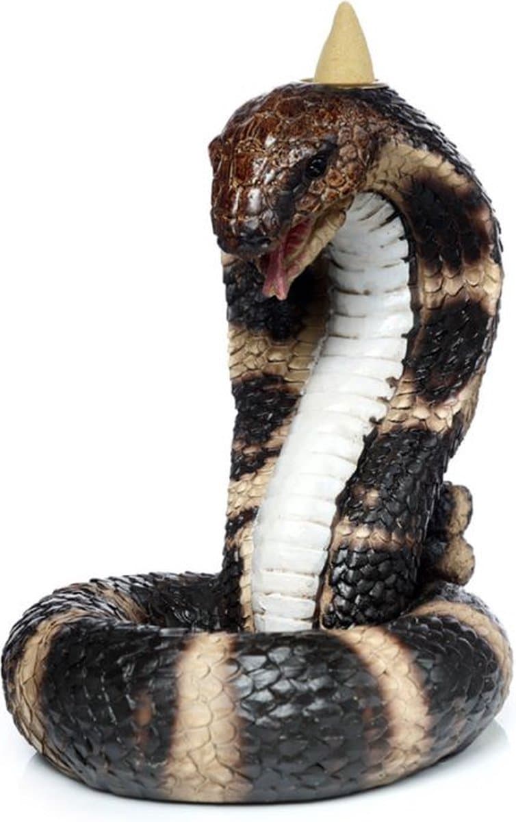 Opgerolde Cobra Slang Backflow Wierookhouder