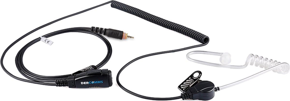 DerComms® Security surveillance oortje voor de Motorola CLP446e en CLPe portofoon