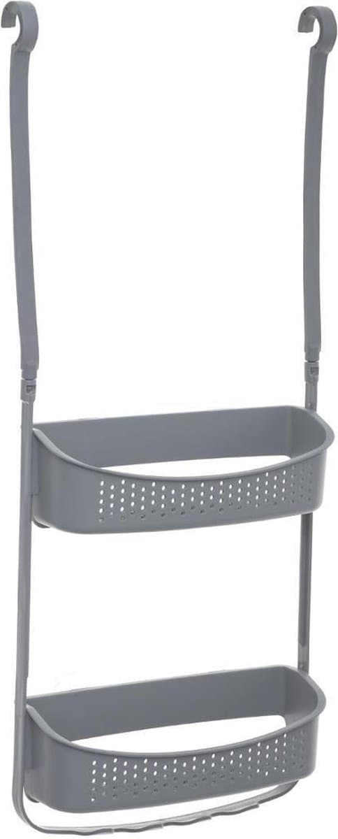 5five Douche Rek - Grijs, 2 Niveaus, 11 x 32 x 70 cm
