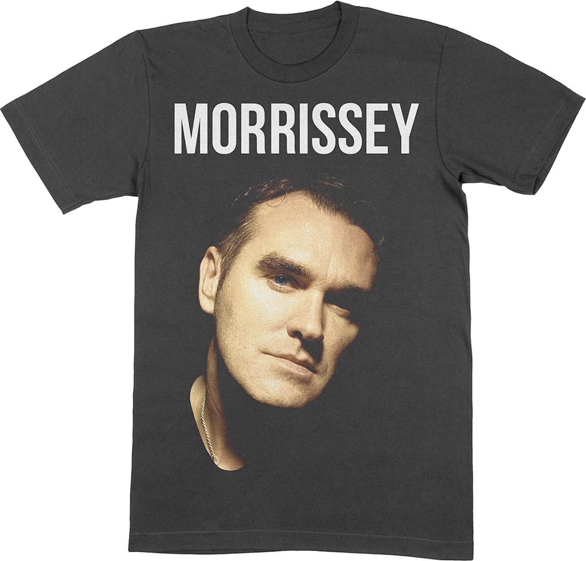 Morrissey - Face Photo Heren T-shirt - M - Zwart