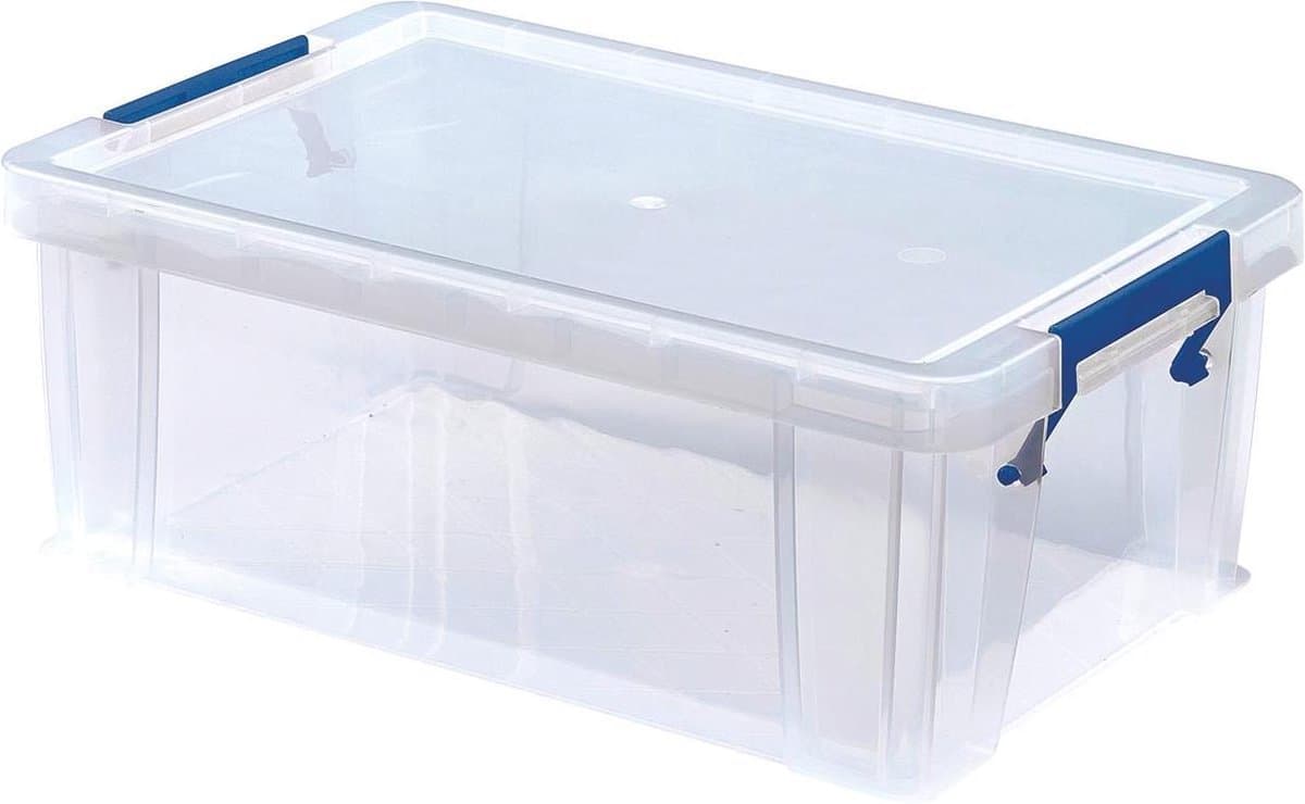 Bankers Box ProStore Plastic Opbergbox met deksel - 100% recyclebaar - veilig voor voedsel - 10L