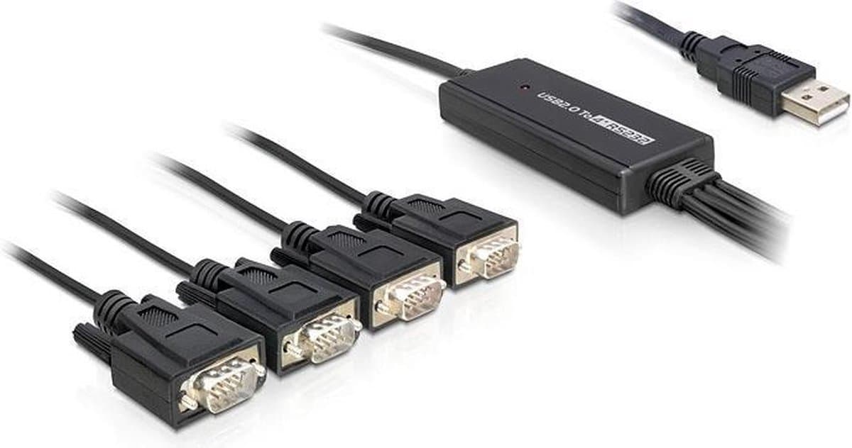 Delock - Adapter USB 2.0 - 4 x Seriell