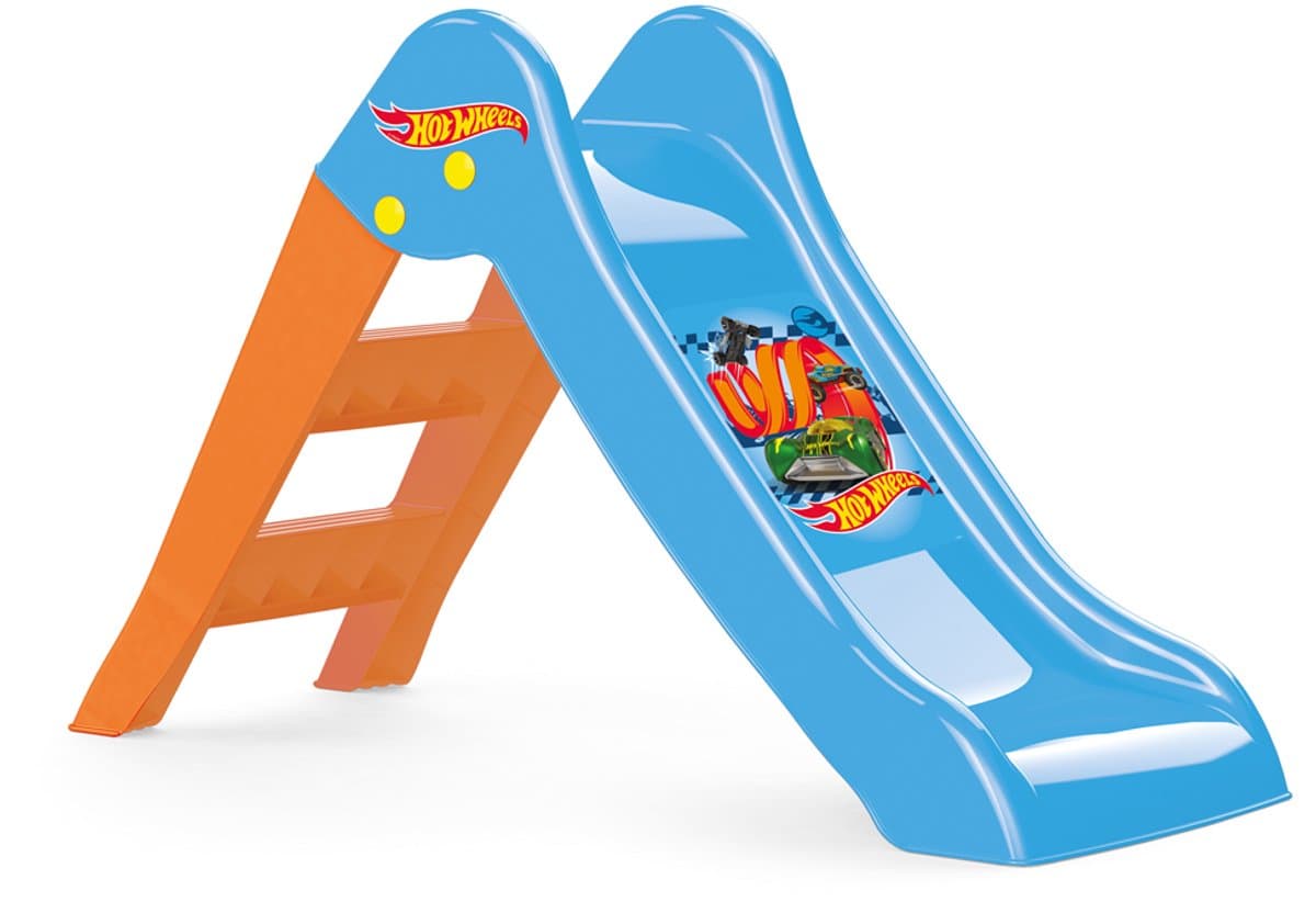 Dolu Hot Wheels Glijbaan 70x111x47 cm Blauw/Oranje