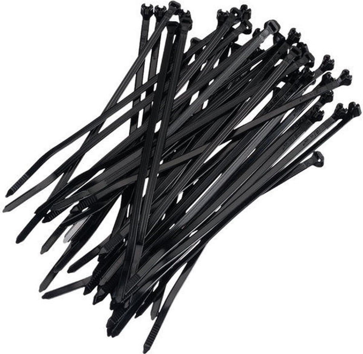 Kabelbandje -MM- 4.8x370 (100st)- ZWART