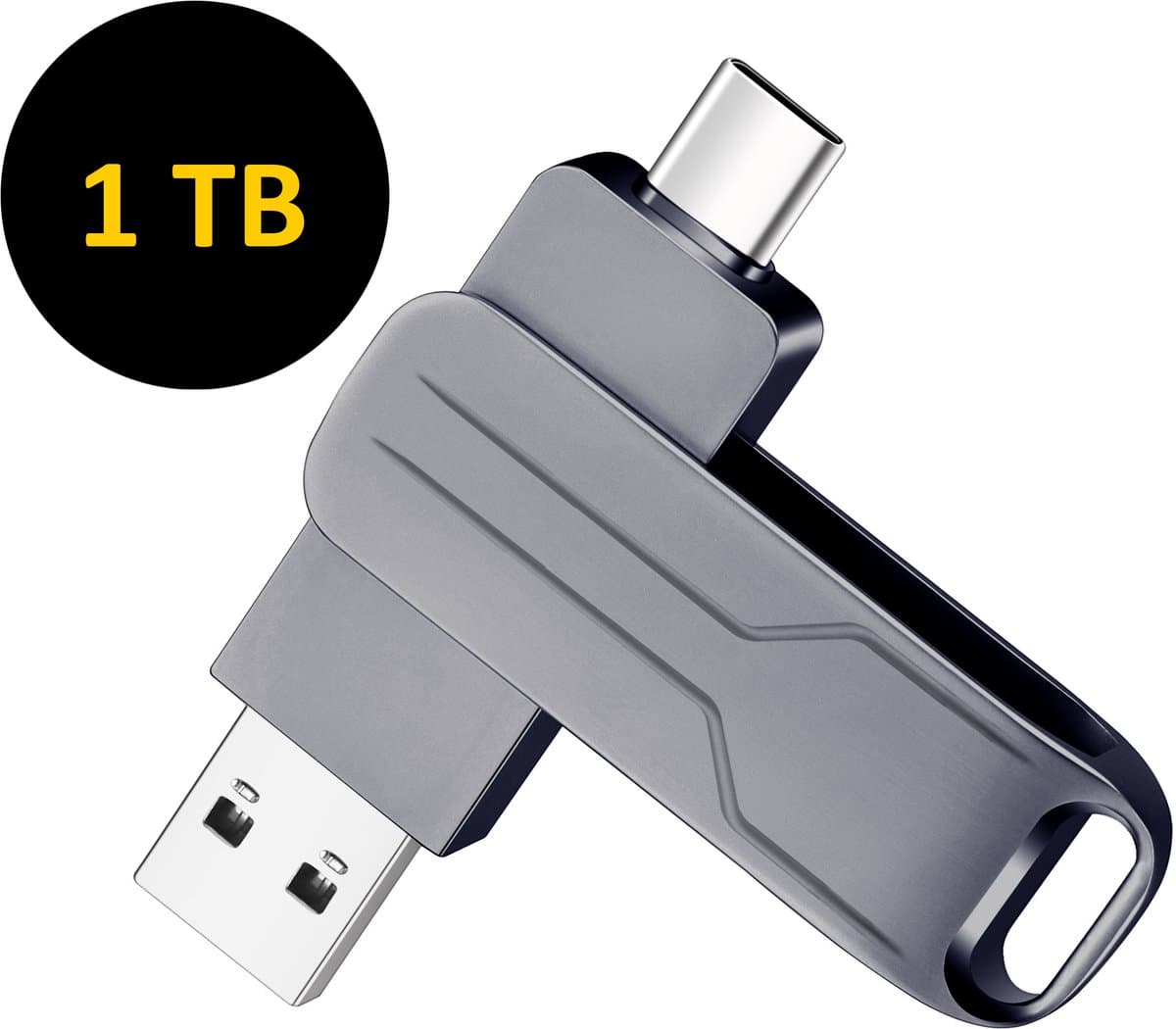 ThunderGold USB Stick 1 TB - USB-Sticks - USB C Stick - USB C en USB A - USB 3.0 - Geschikt voor laptops, smartphones en tablets