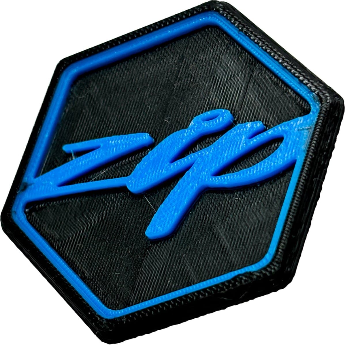 Piaggio ZIP Logo 3D Printed Blauw