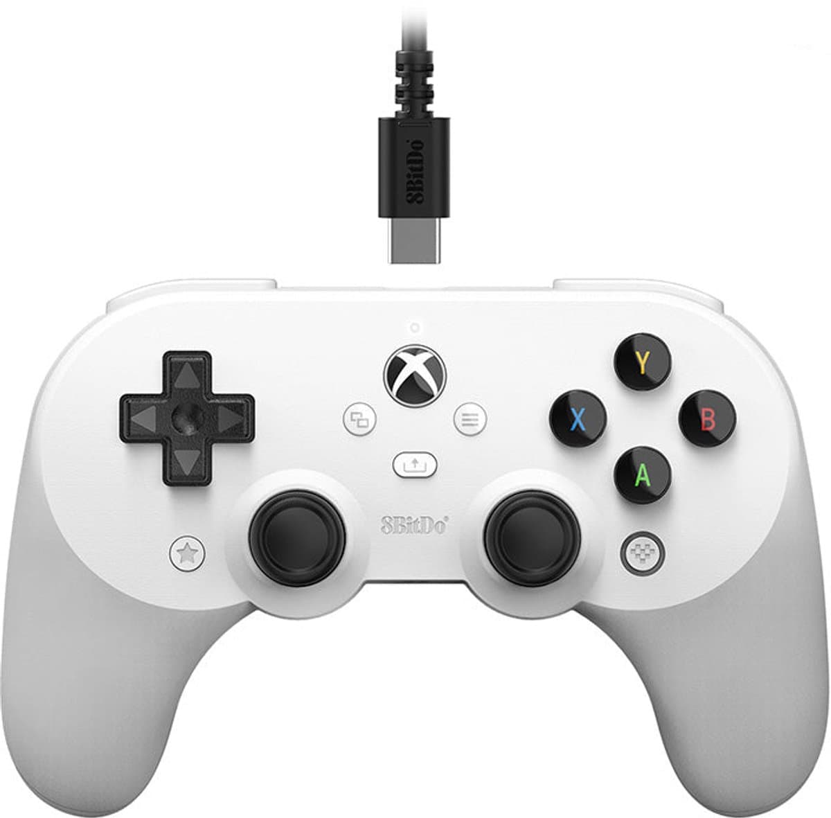 8Bitdo Pro 2 - Game Controller - USB - Analoog/digitaal - Xbox - Wit