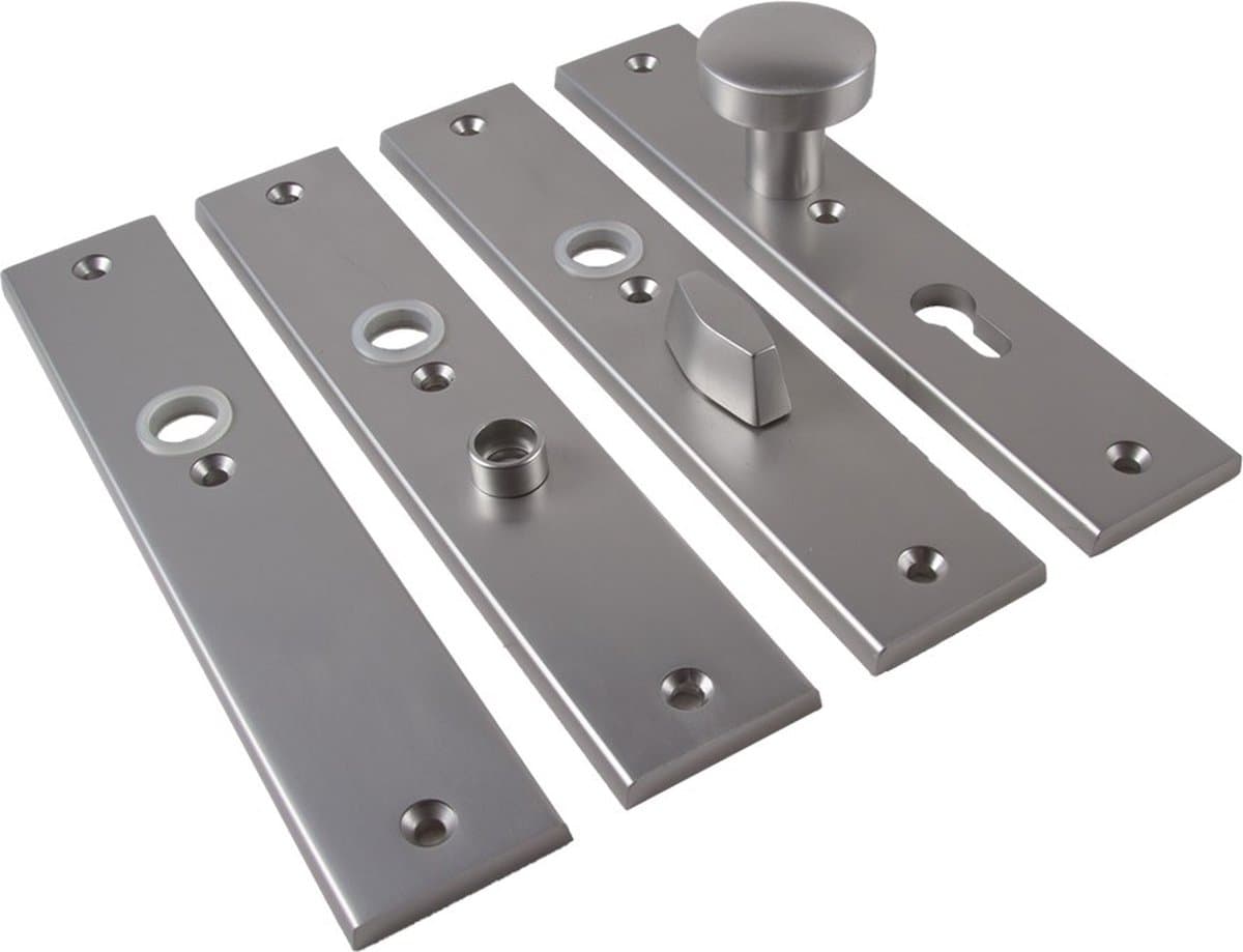 Ami Langschild - rechthoekig - 251x50x8mm - PC 55 - aluminium F-1