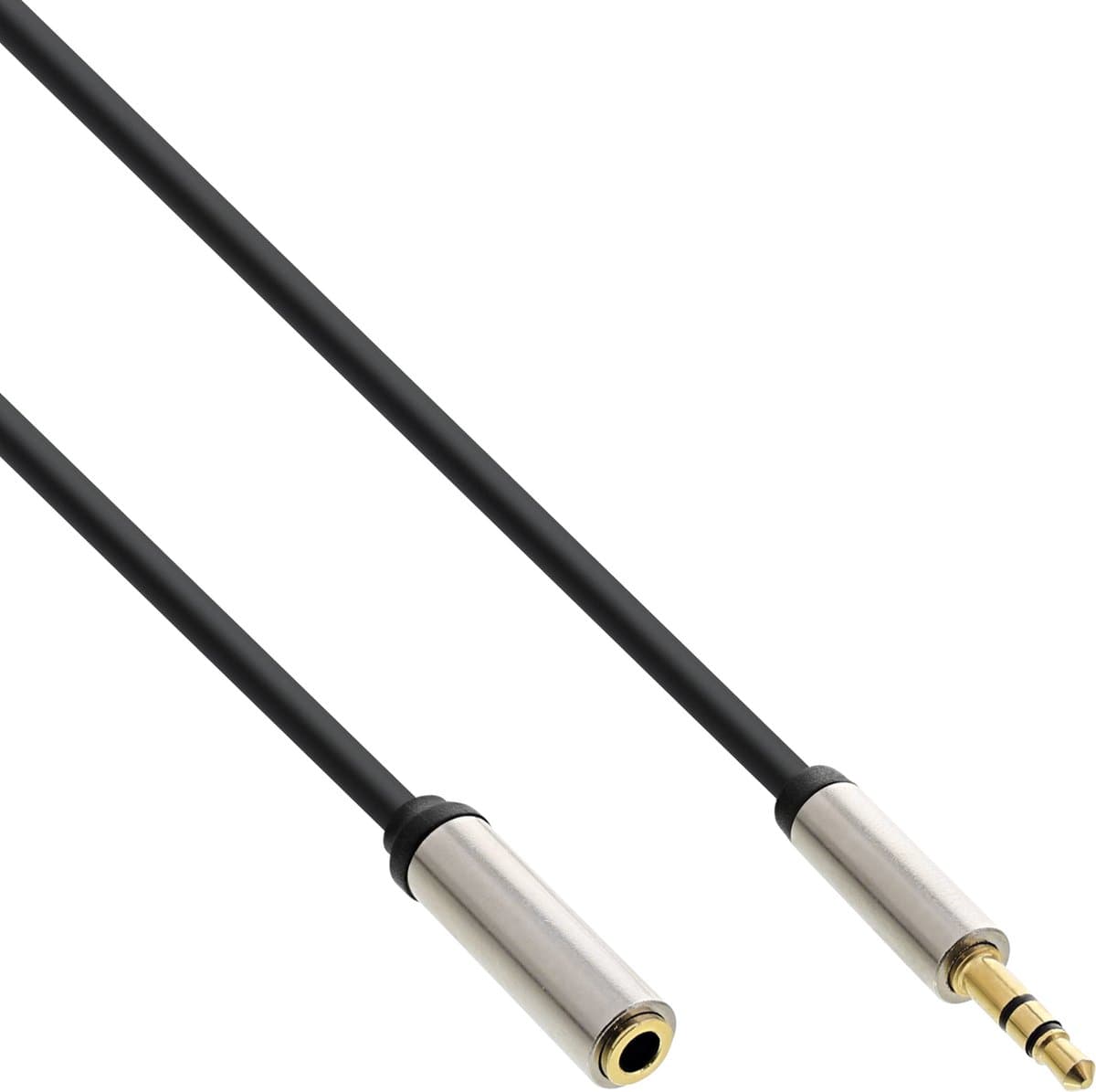 Premium 3,5mm Jack stereo audio slim verlengkabel - 2 meter
