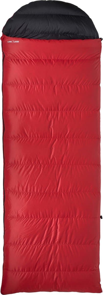 LOWLAND OUTDOOR Donzen slaapzak - Ranger Comfort - 230 x 80 cm (incl. capuchon) - 1195gr - 0°C - Nylon