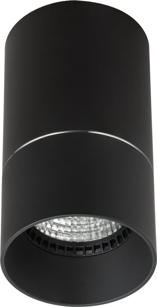 Berla Moderne Opbouwspot - Zwart - 8W - 2700K - 550 LM