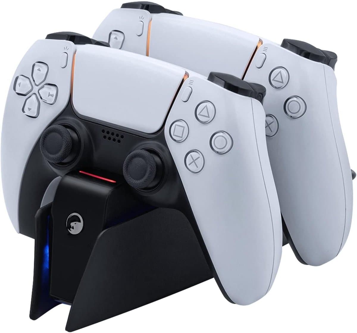 StayPowered PS5 - Playstation 5 - Controller Oplaadstation - Twee Controllers - Slimme Chip Ingebouwd - LED statusindicatoren - USB C Aansluititngen - Levering sneller dan aangegeven!