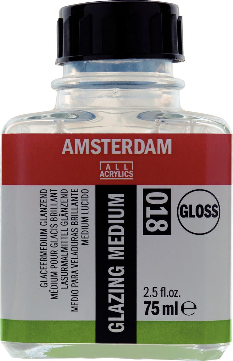Amsterdam Glaceermedium Glanzend 018 Fles 75 ml