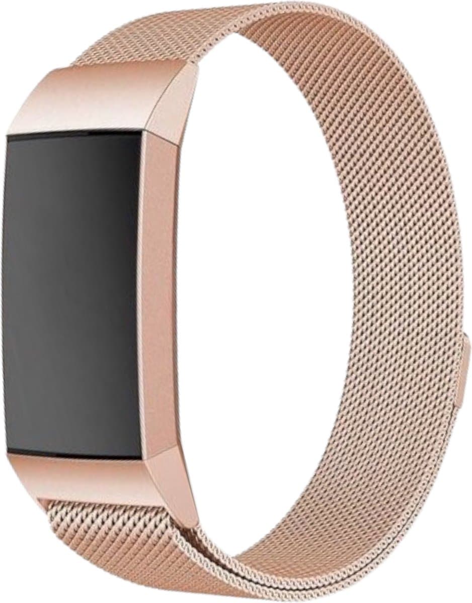 Fitbit Charge 3 & 4 milanese bandje (small) - Champagne goud - Fitbit charge bandjes