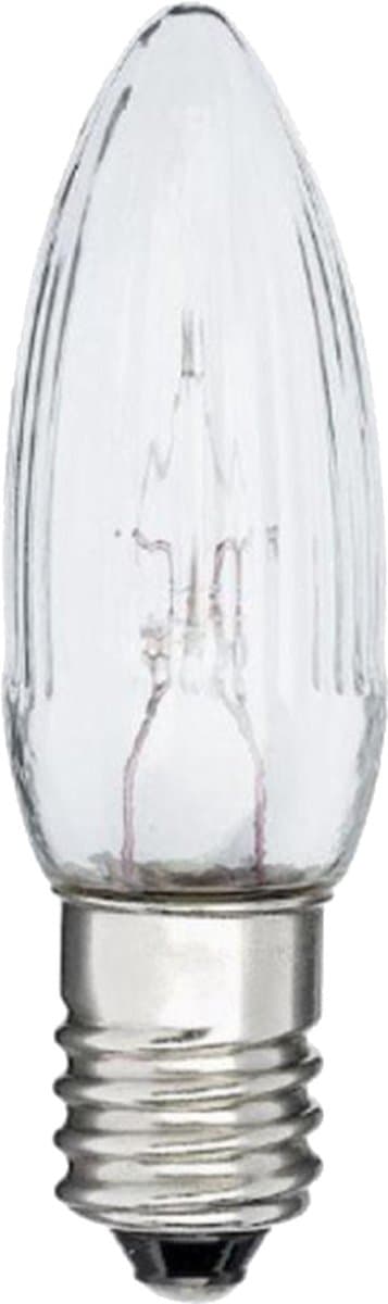 Reserve Kerstlampje - E10 fitting - 24V - 1,8W - Warm Wit - Per stuk