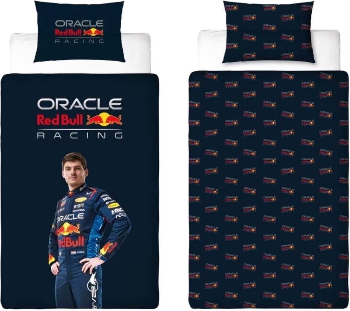 Oracle Red Bull Racing - Max Verstappen - Dekbedovertrek - 1 persoons - Dekbed