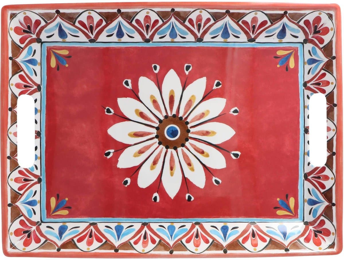 Touch-Mel - Dienblad Madrid 50x37cm - gemaakt van melamine - Schalen