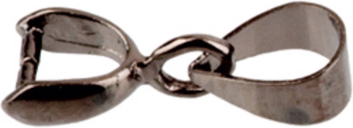 Sieraden Maken - Hanger Anthracite - 5 Stuks