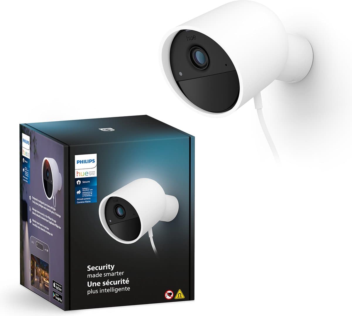 Hue Secure bedrade beveiligingscamera Wit