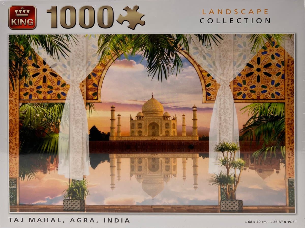 King - Taj Mahal Agra India - Legpuzzel voor volwassenen 1000 stuks