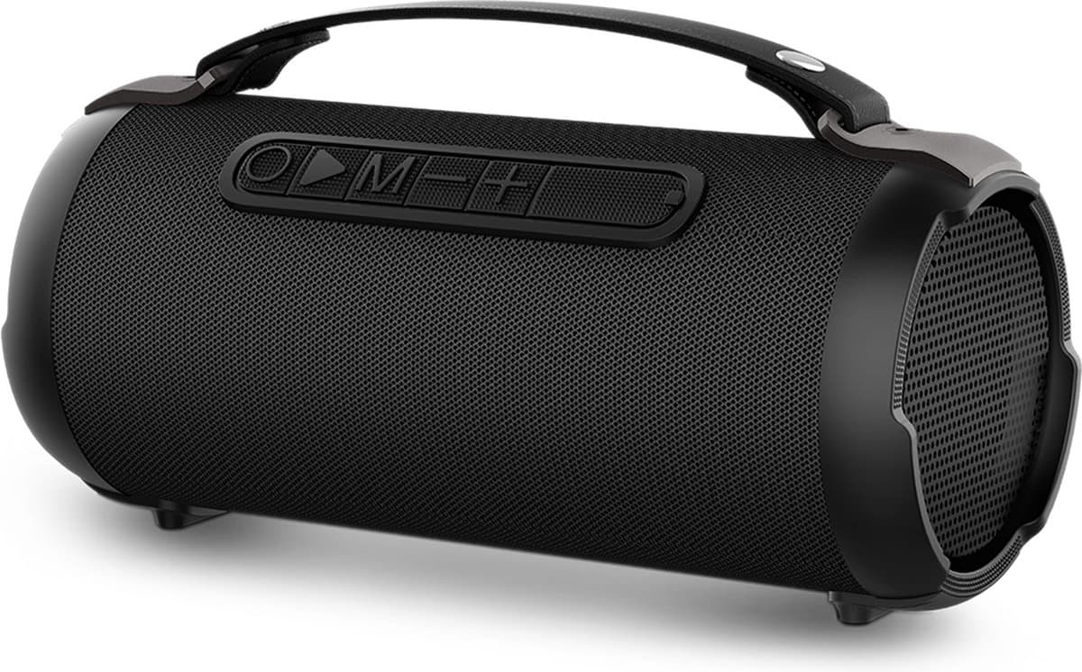 Caliber Boost - Bluetooth Speaker - Muziek Box - Draagbare Speaker - 25 Watt - TWS - AUX SD en USB - Leren Handvat - Tot 16 uur muziek - Waterbestendig