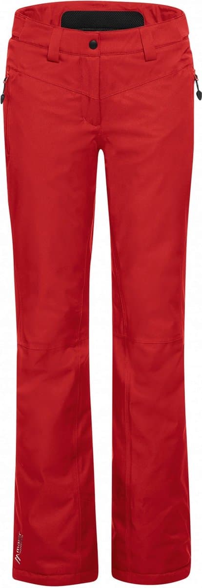 Maier Sports Dames Ronka Skibroek Rood Maat 34