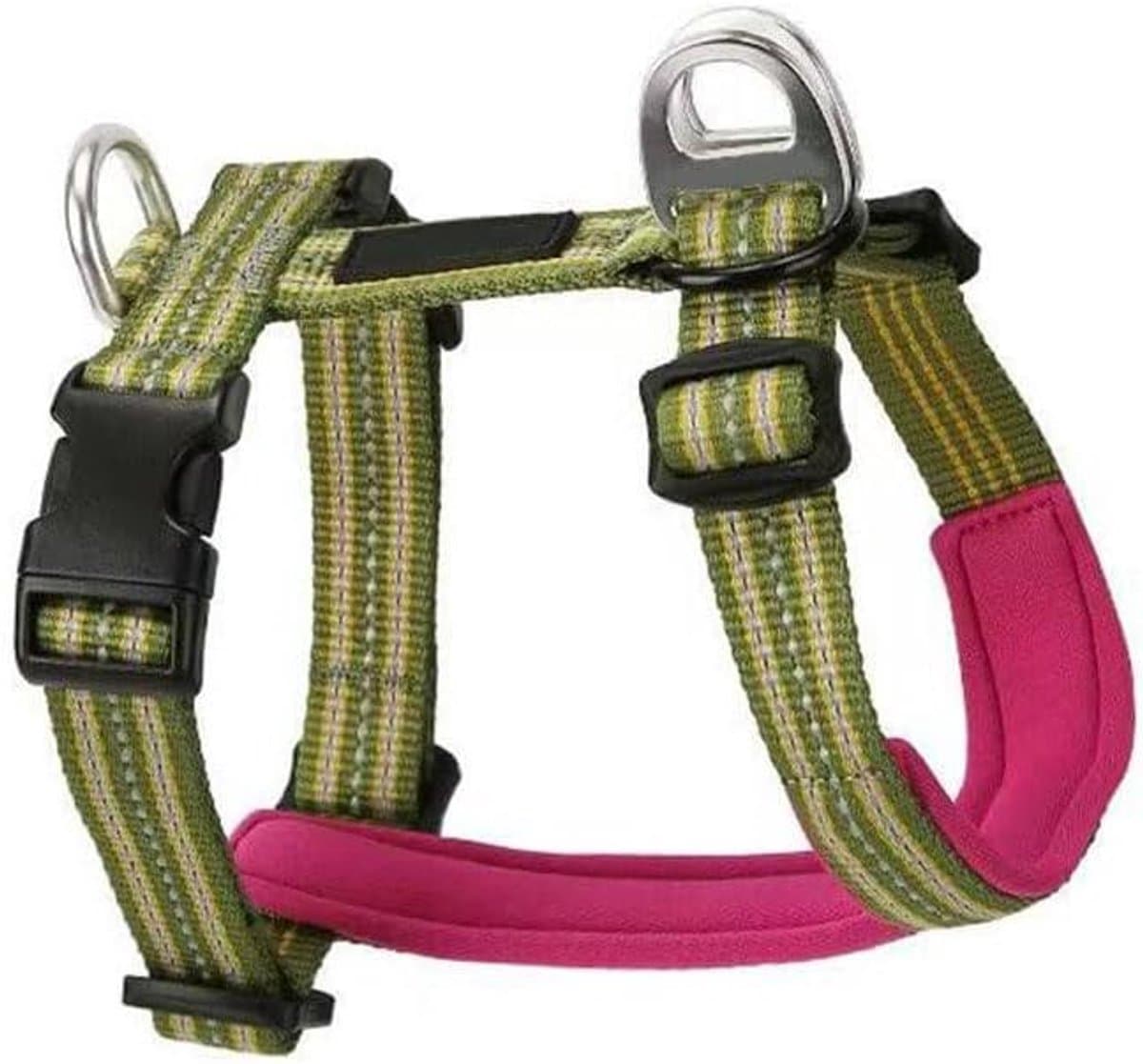 Hondentuigje Anti-Trek - Honden Harnas Vest - Veilig Wandelen - Reflecterend Ontwerp - Maat XS - Groen