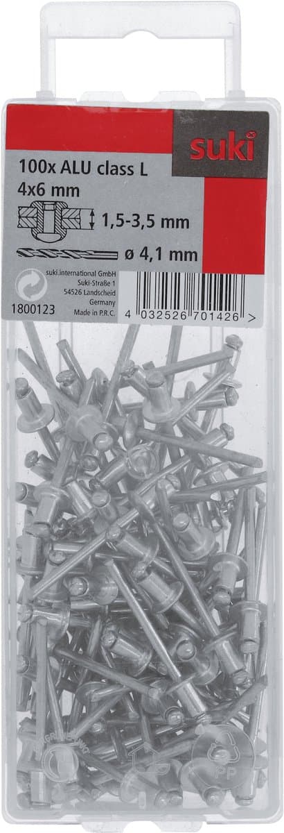suki blindklinknagels Ø 4x6 mm 100 stuks