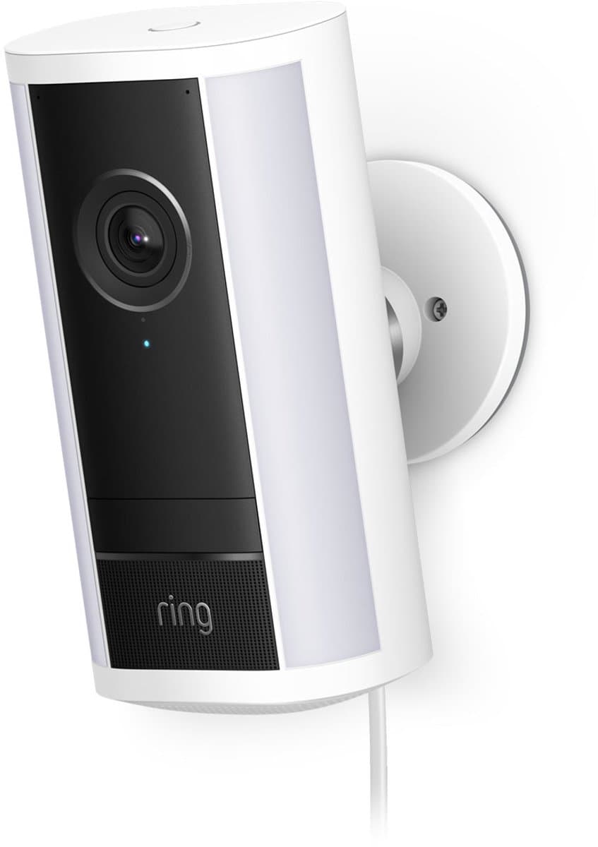 Ring Spotlight Camera Pro 2e Generatie Stekker Wit