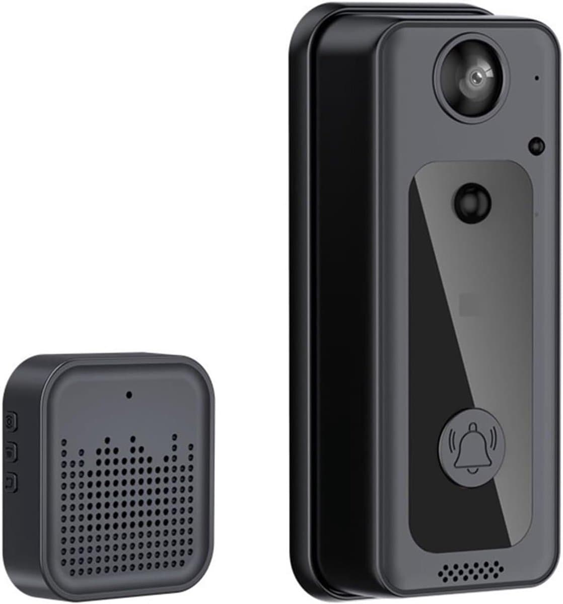 Slimme Deurbel Camera - Video Intercom Wifi - Woning Beveiligen - Tweerichtingsgesprek - 106x45x24mm - Wit