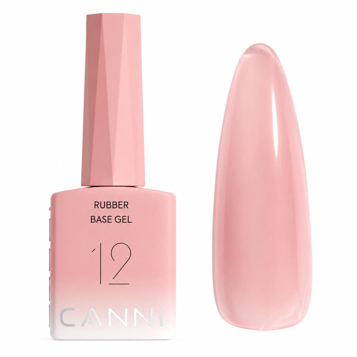 Canni - Rubberbase - 10 ml - HEMA-vrij - TPO-vrij - Rubber base - Rubber base coat - Rubber base gellak - Rubber base gel - Rubberbase gellak - Rubberbase clear