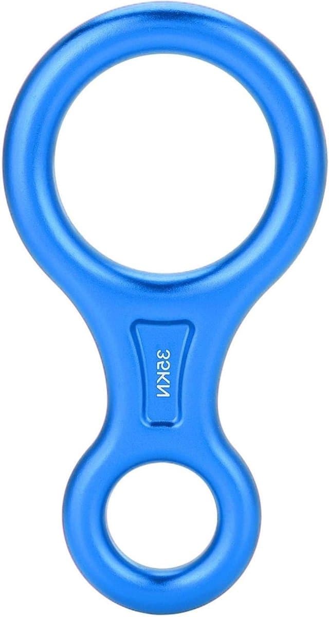 8 Ring Descender voor Klimmen, 35KN Rappel Gear voor Outdoor Klimmen, Redden en Hiking